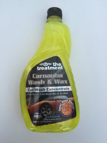 Wash and wax shampoo