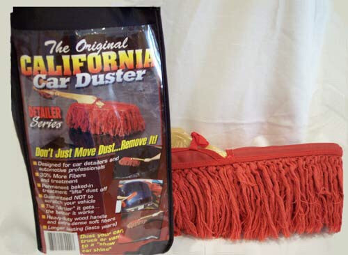 CALIFORNIA CAR DUSTER - ORIGINAL STYLE with WOODEN HANDLE
