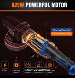 Dual Action Polisher, Random Orbital Car Buffer Polisher Waxer Kit with 6 Variable Speed 2800-5800 RPM & Detachable Handle for Car, Boat Sanding, Polishing, Waxing