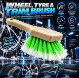 Professional Top Quality Wheel / Tyre Brush Strong And Soft