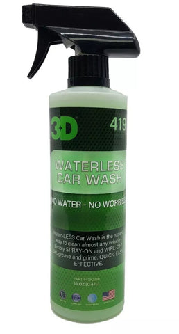 3D waterless wash
