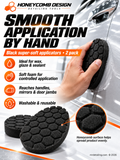 Honeycomb Applicator Pads x 2 Black supersoft
