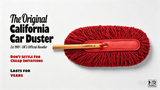 Original California Car Duster – Genuine Wooden Handle | Est. 1989