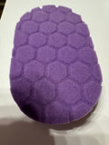 Honeycomb purple applicator sponge x 2