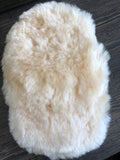 Real lambs wool wash/dusting pads